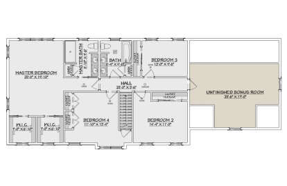 Second Floor for House Plan #740-00002