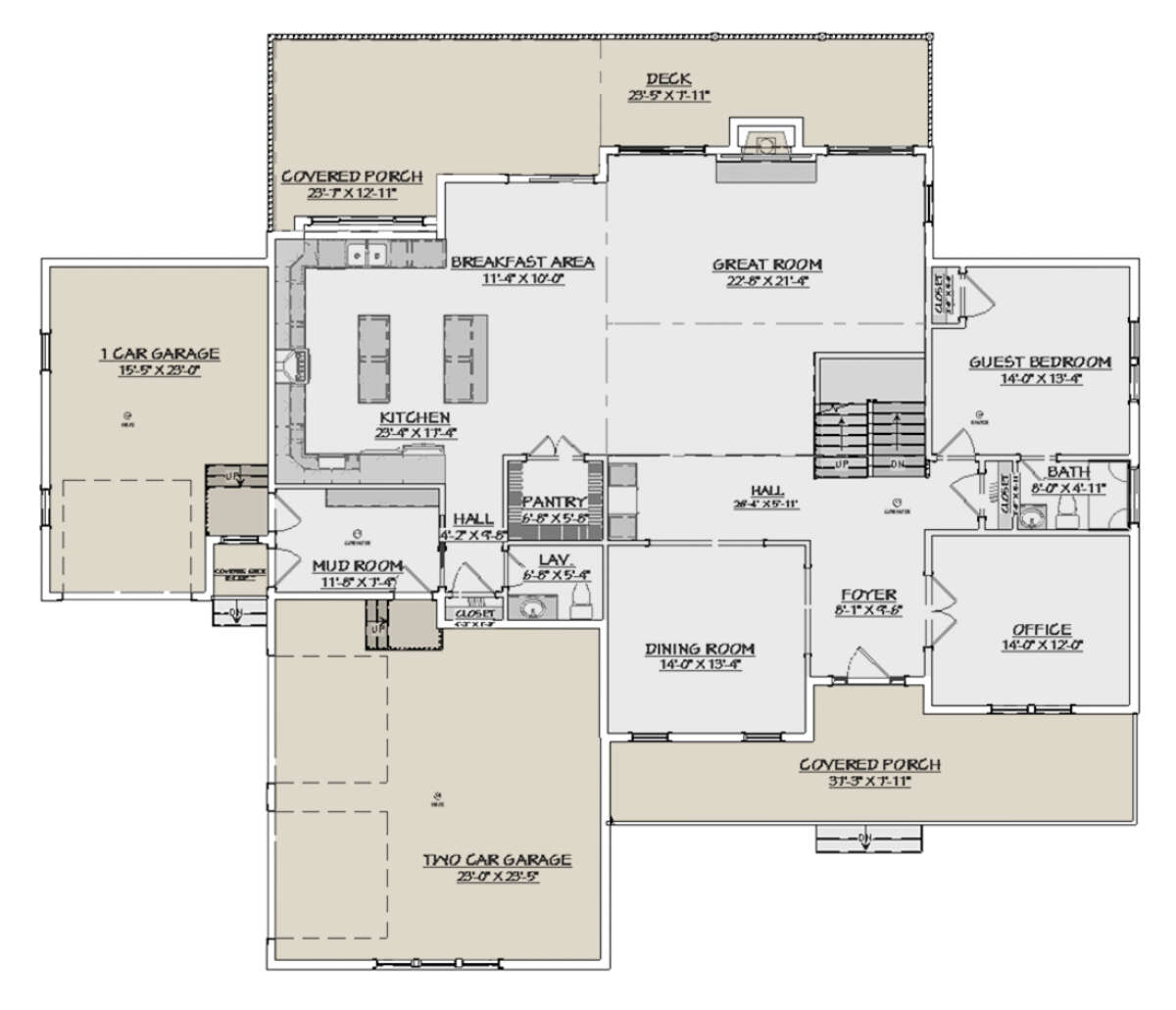 Main Floor for House Plan #740-00003