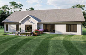 Modern Farmhouse House Plan #963-00593 Elevation Photo