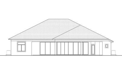 Contemporary House Plan #5565-00093 Elevation Photo