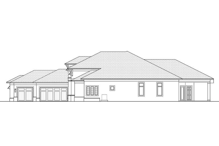 Contemporary House Plan #5565-00093 Elevation Photo