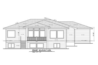 Contemporary House Plan #402-01709 Elevation Photo
