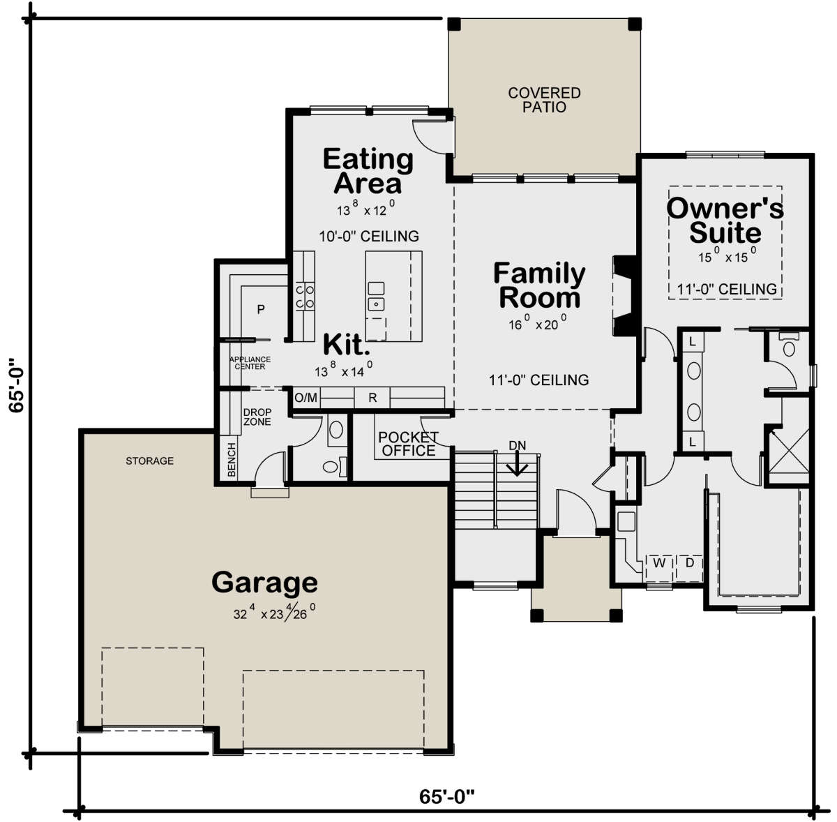 Main Floor for House Plan #402-01709