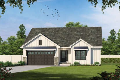 Modern Farmhouse House Plan #402-01710 Elevation Photo