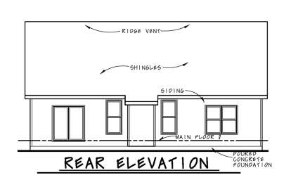 Modern Farmhouse House Plan #402-01710 Elevation Photo