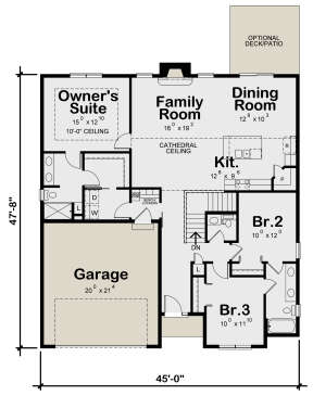 Main Floor for House Plan #402-01710