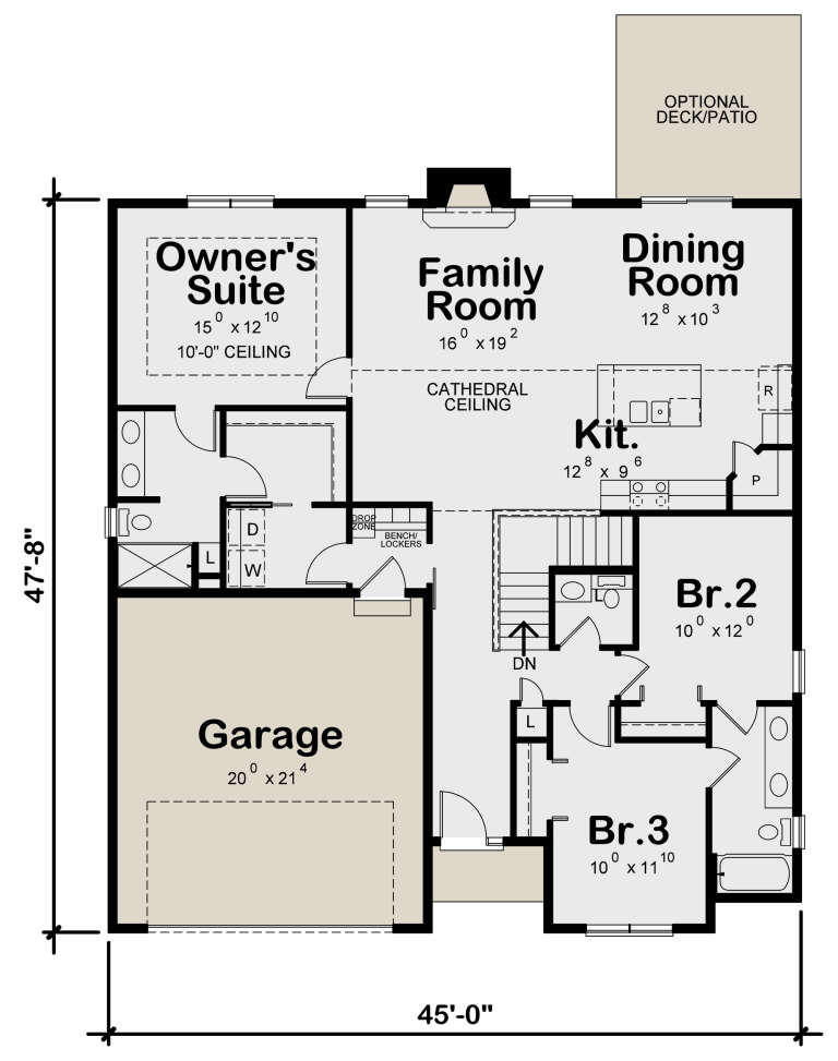 House Plan House Plan #25938 Drawing 1