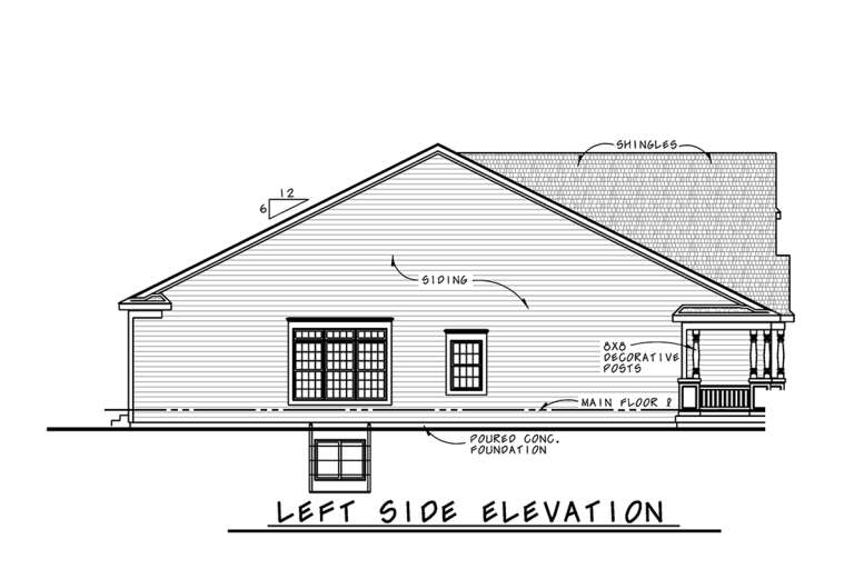Craftsman House Plan #402-01711 Elevation Photo