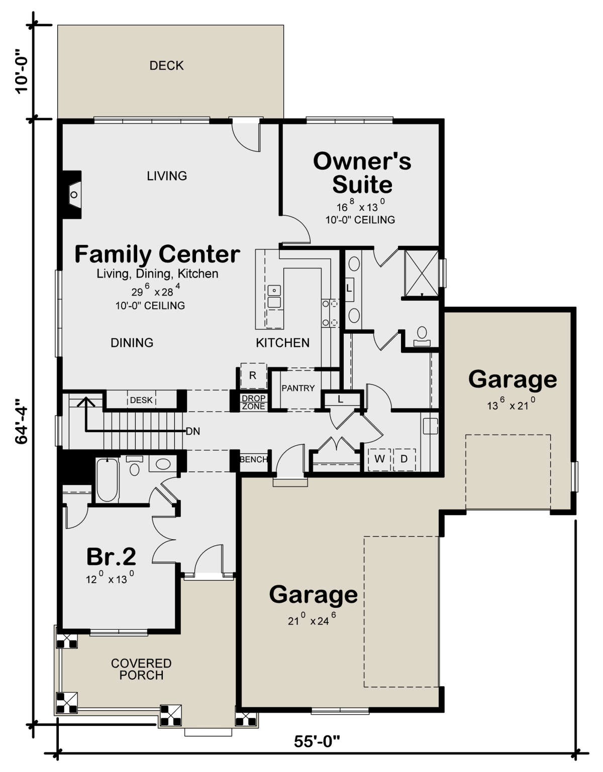 Main Floor for House Plan #402-01711
