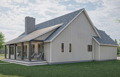 Modern Farmhouse House Plan #963-00596 Elevation Photo