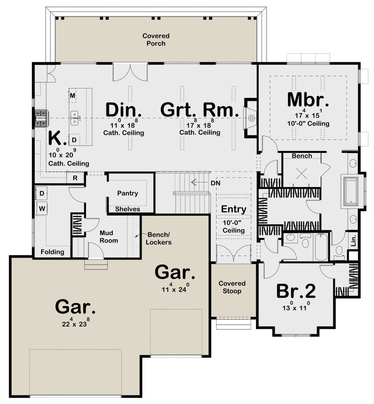 Main Floor for House Plan #963-00596