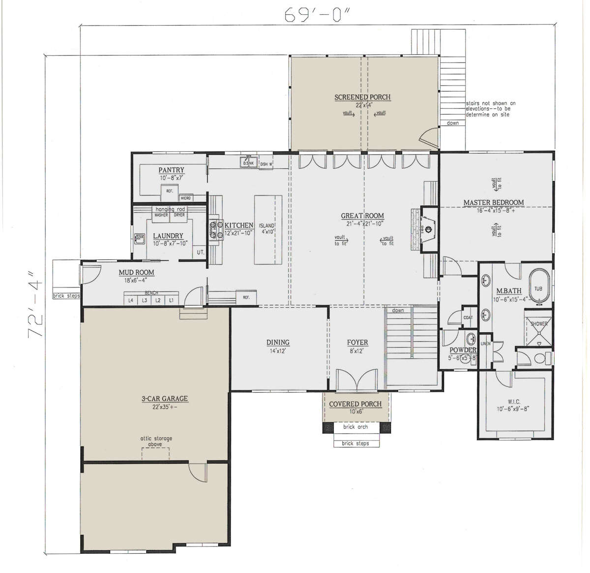 Main Floor for House Plan #286-00118