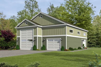 Farmhouse House Plan #940-00369 Elevation Photo