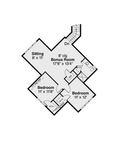 Second Floor for House Plan #035-00937