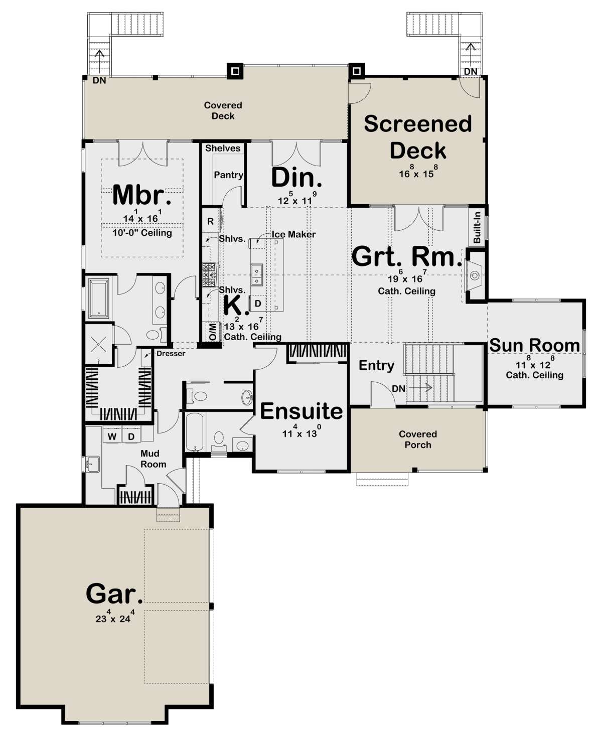 Main Floor for House Plan #963-00598