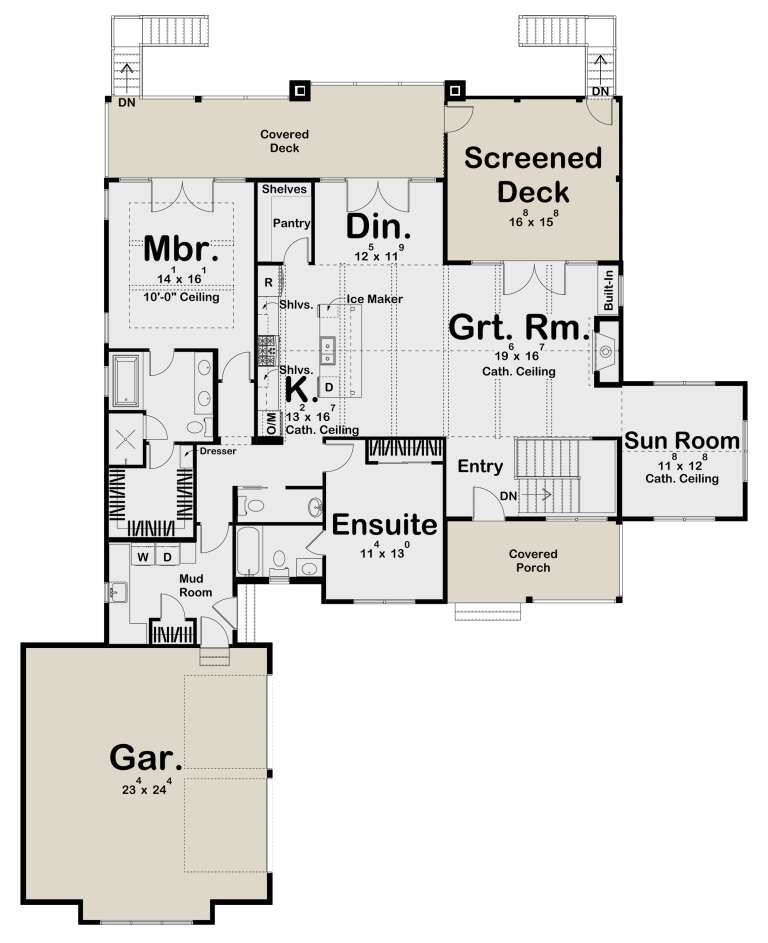 House Plan House Plan #25947 Drawing 1
