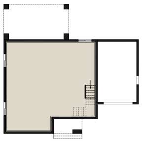 Basement for House Plan #034-01296