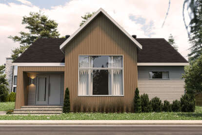2 Bed, 1 Bath, 1408 Square Foot House Plan - #034-01299