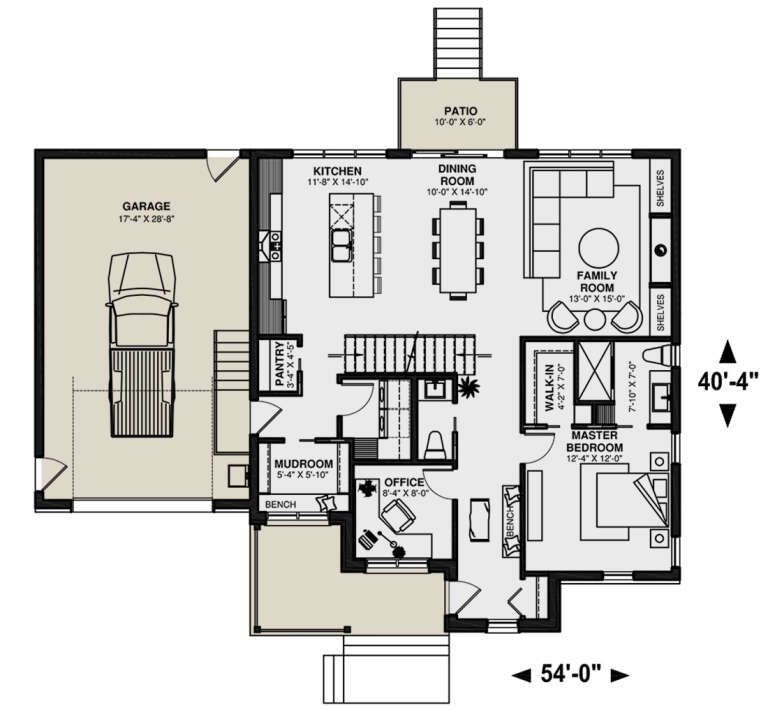 House Plan House Plan #25955 Drawing 1