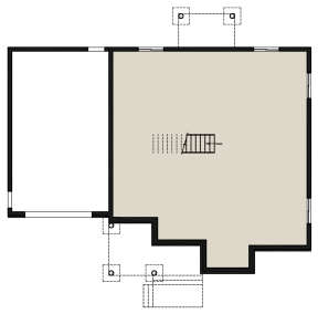 Basement for House Plan #034-01301