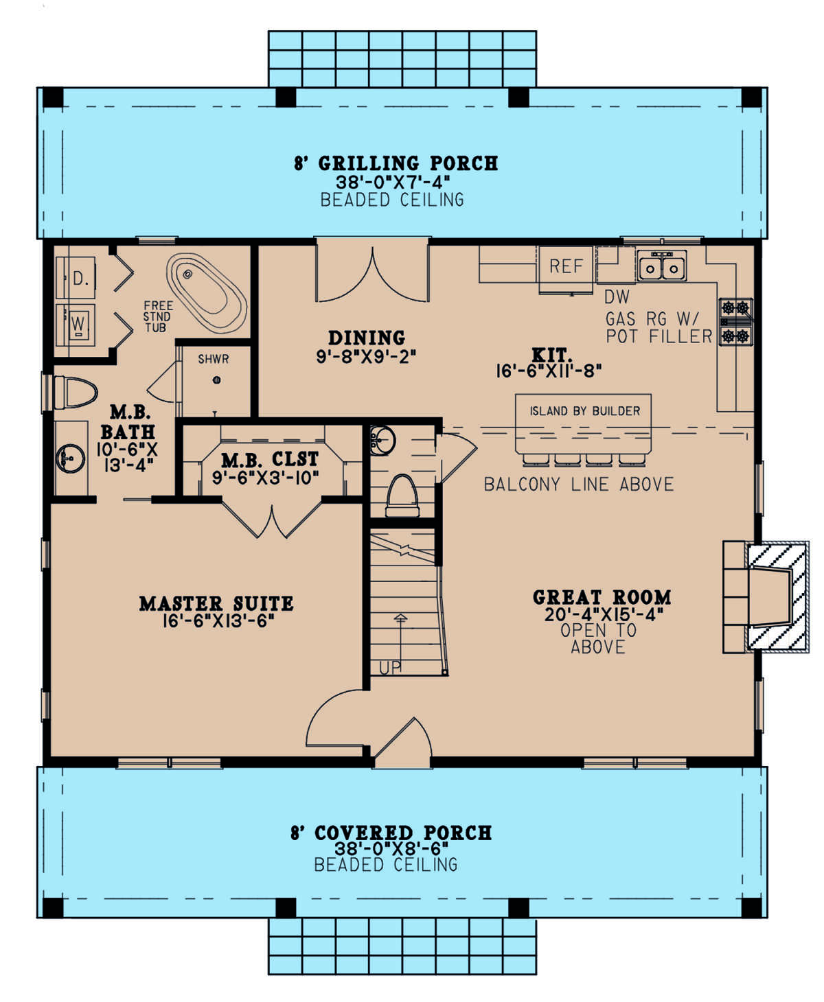 Main Floor for House Plan #8318-00213