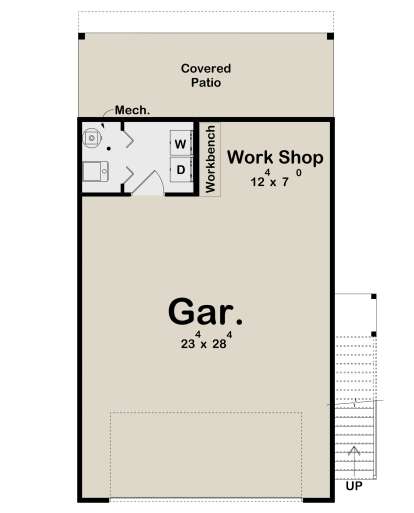 First Floor for House Plan #963-00599