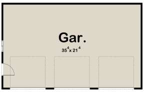 Garage Floor for House Plan #963-00600