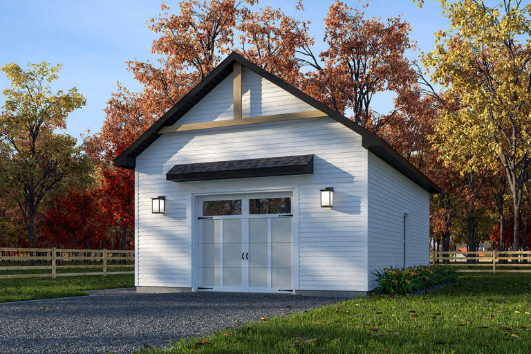 Farmhouse House Plan #034-01302 Elevation Photo