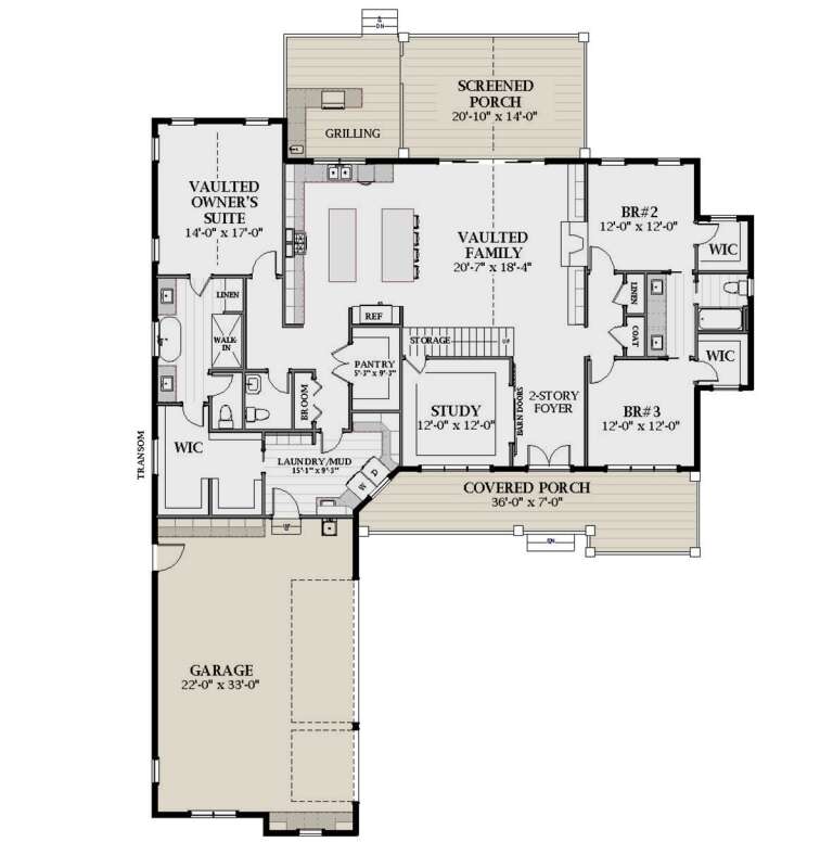 House Plan House Plan #25960 Drawing 1
