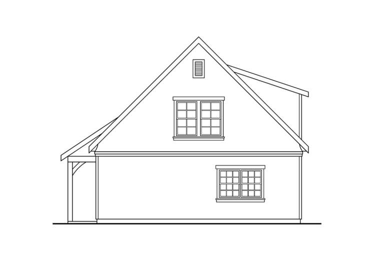 Craftsman House Plan #035-00938 Elevation Photo