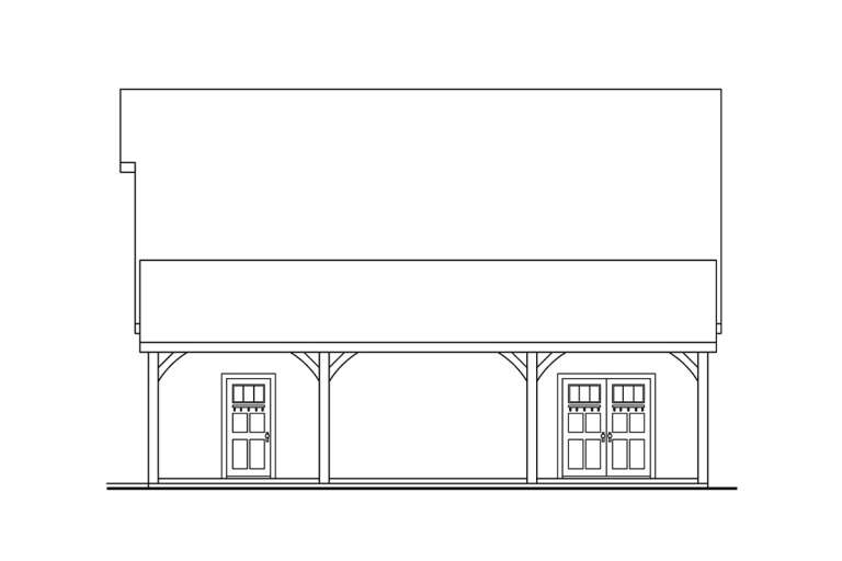 Craftsman House Plan #035-00938 Elevation Photo