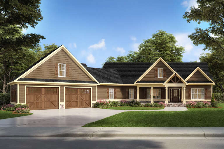 House Plan House Plan #25962 Front Elevation