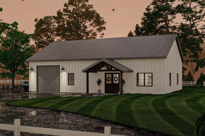 Barn House Plan #963-00601 Elevation Photo