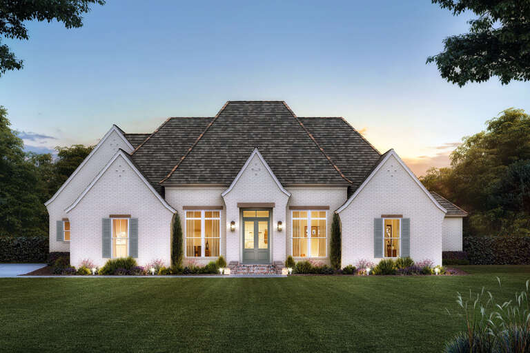 French Country House Plan #4534-00065 Elevation Photo