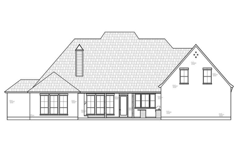 French Country House Plan #4534-00065 Elevation Photo
