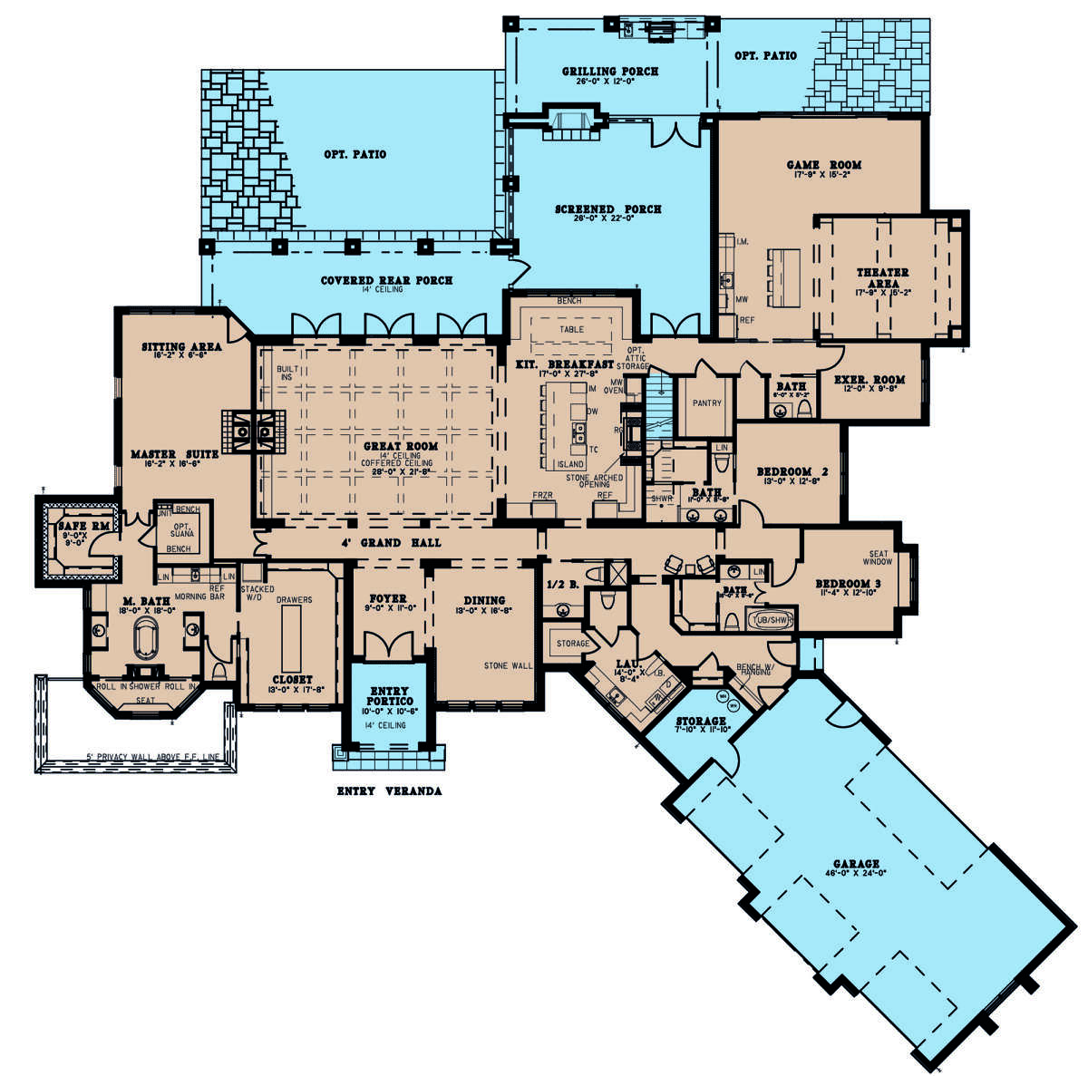 Main Floor for House Plan #8318-00214