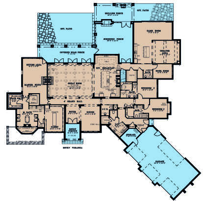 Main Floor for House Plan #8318-00214
