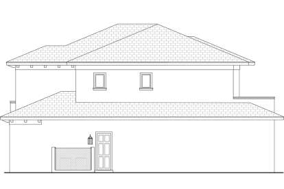 Contemporary House Plan #5565-00098 Elevation Photo