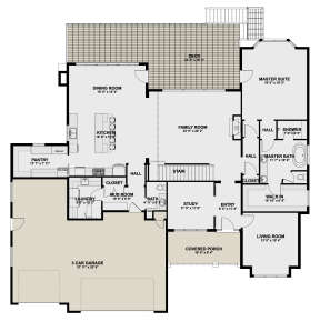 Main Floor for House Plan #2802-00080
