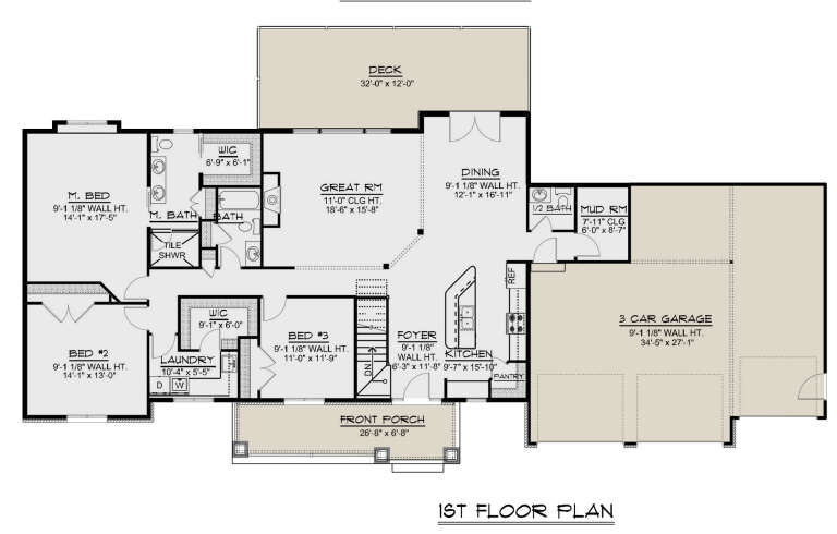 House Plan House Plan #25970 Drawing 1