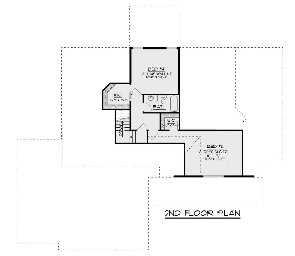 Second Floor for House Plan #5032-00123