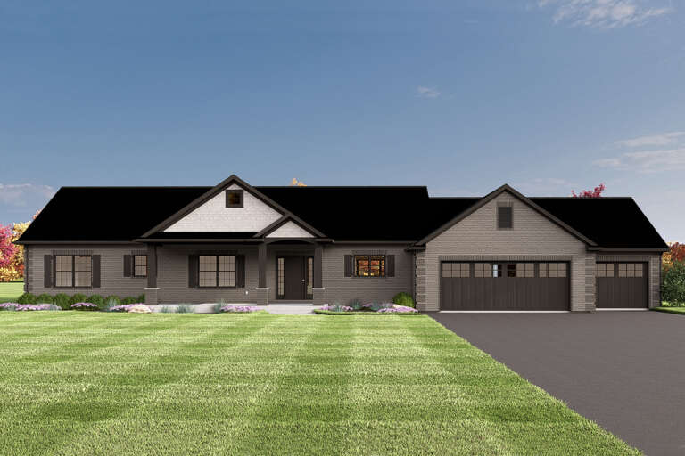 House Plan House Plan #25972 Front Elevation