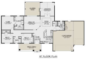 Main Floor for House Plan #5032-00124
