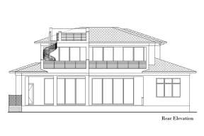 Contemporary House Plan #207-00091 Elevation Photo