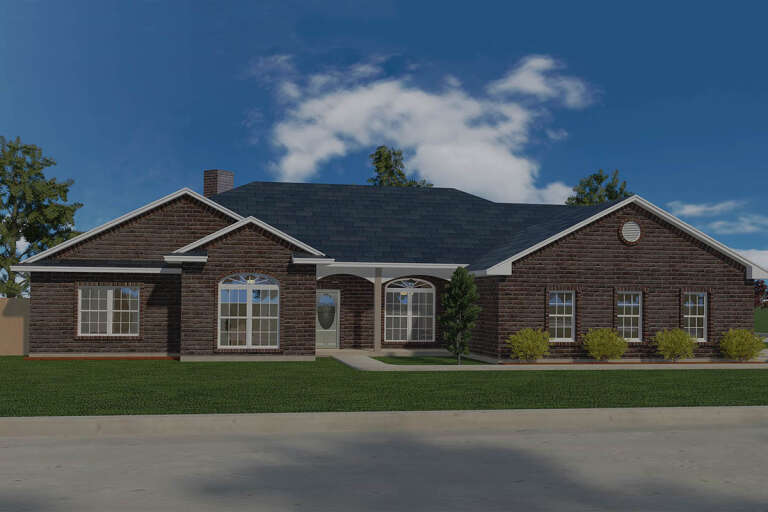 Traditional House Plan #3558-00001 Elevation Photo