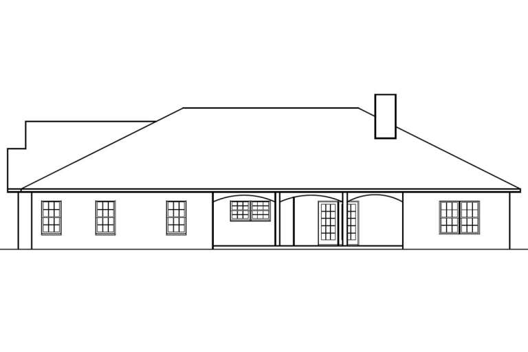 Traditional House Plan #3558-00001 Elevation Photo