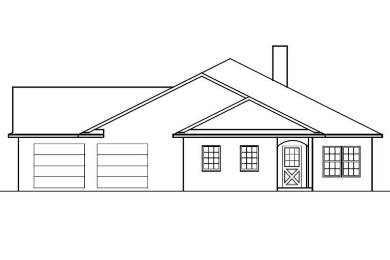 Traditional House Plan #3558-00001 Elevation Photo