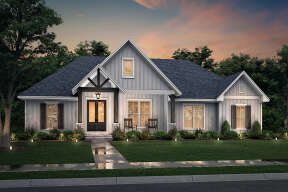 Modern Farmhouse House Plan #041-00257 Elevation Photo