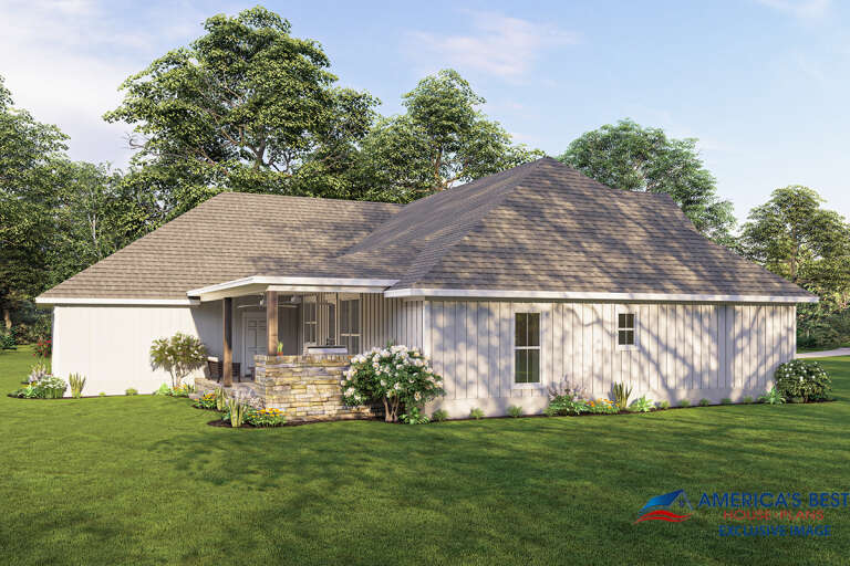 Modern Farmhouse House Plan #041-00257 Elevation Photo