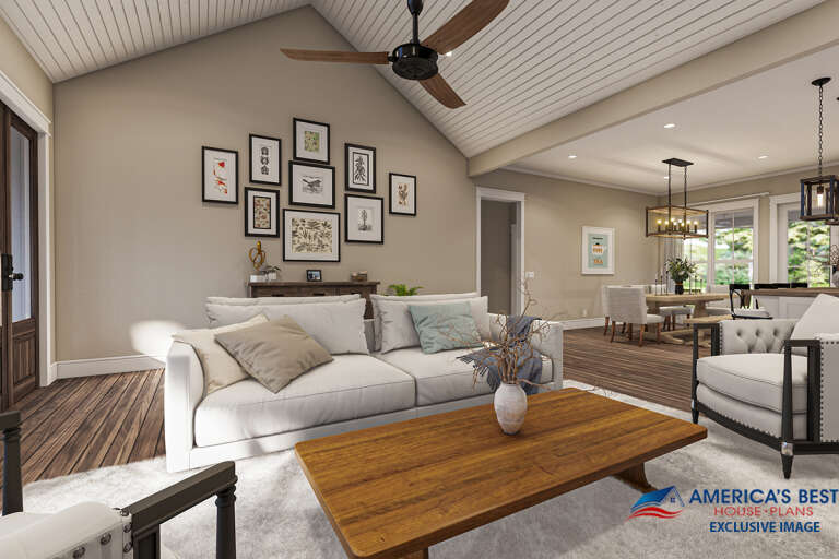 Modern Farmhouse House Plan #041-00257 Additional Photo